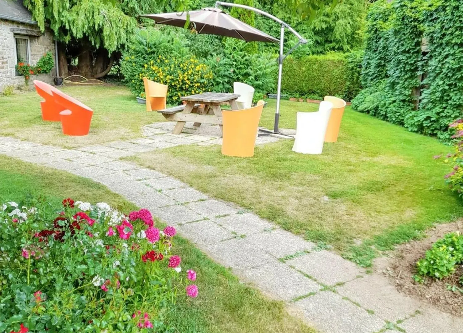 Maison De Charme A Le Mene Avec Jardin Collinée